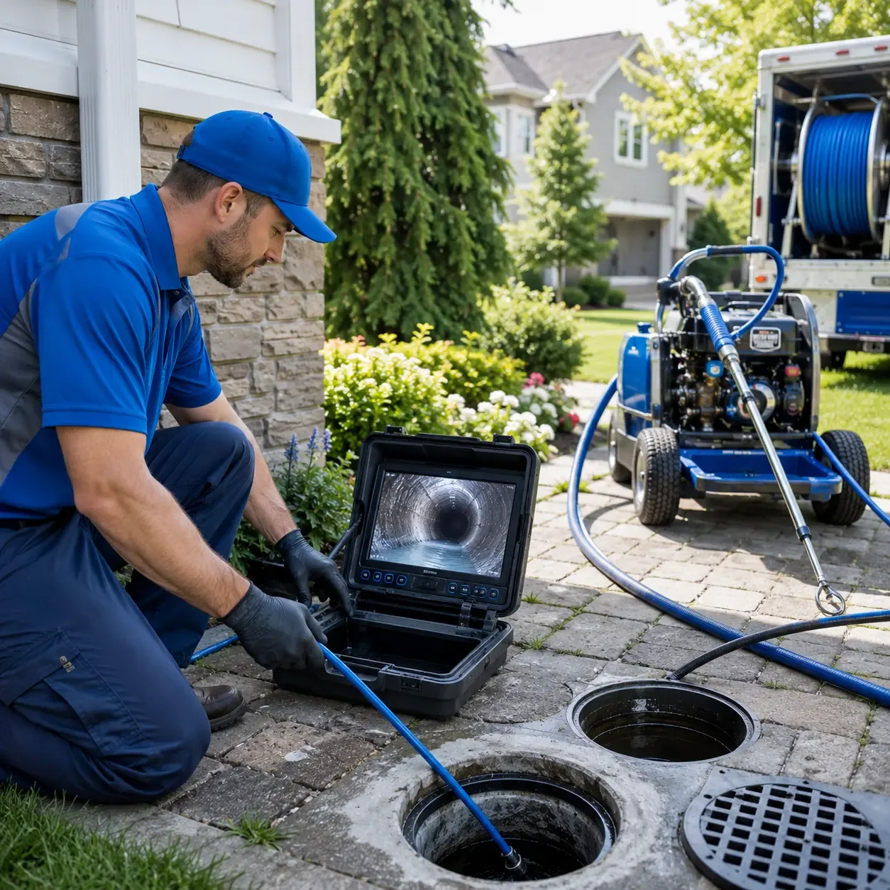 Outdoor drain cleaning professionals serving Stirling, NJ